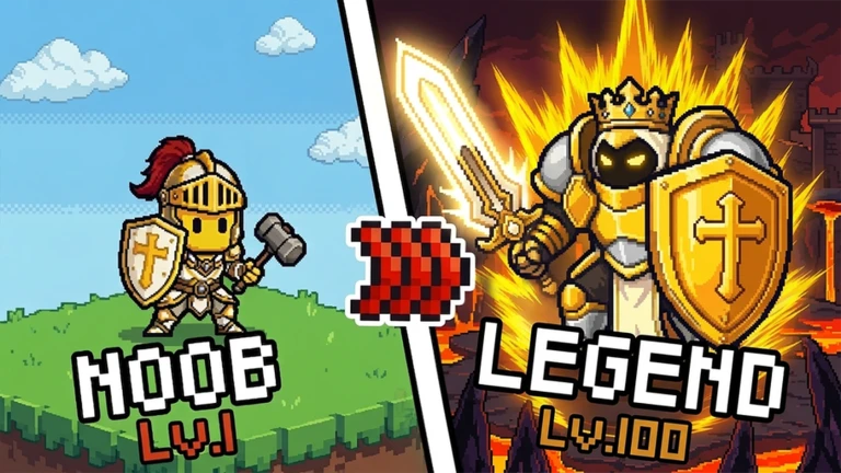 🔥 Pixel Warrior [AFK CARD RPG] 🔥 ekran görüntüsü