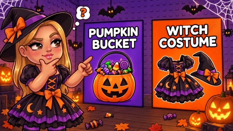 👻Would You Rather: Halloween Outfit Towner 🎃 ekran görüntüsü