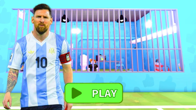 ⚽️MESSI PRISON RUN! ekran görüntüsü