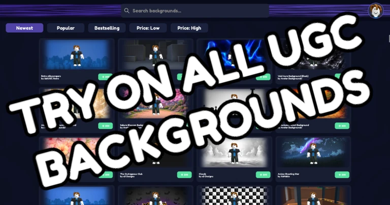 [🛍️] Avatar Background Shop ekran görüntüsü
