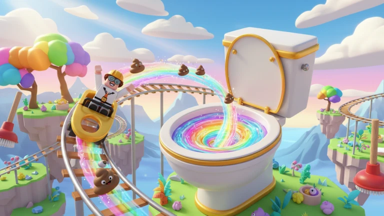 Cart Ride Into Toilet 🚽 ekran görüntüsü