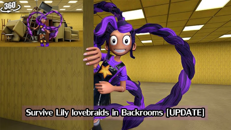 Survive Lily lovebraids in Backrooms ekran görüntüsü