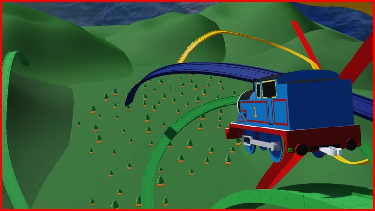 Toy Blue Train Slide Rollercoaster ekran görüntüsü