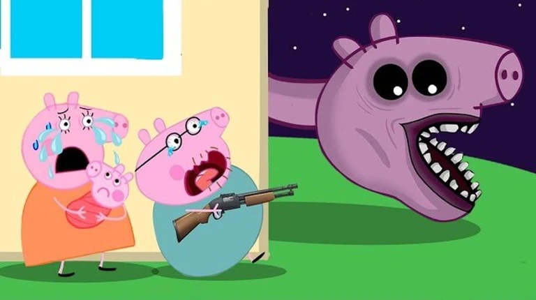 🔪Survive Family Pig the Killers! ekran görüntüsü