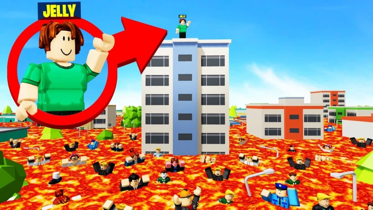 🔥Survive the rising LAVA! ekran görüntüsü