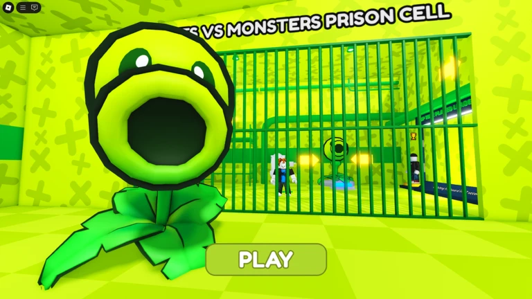 🌱 PLANTS VS MONSTERS PRISON RUN! (Obby) ekran görüntüsü