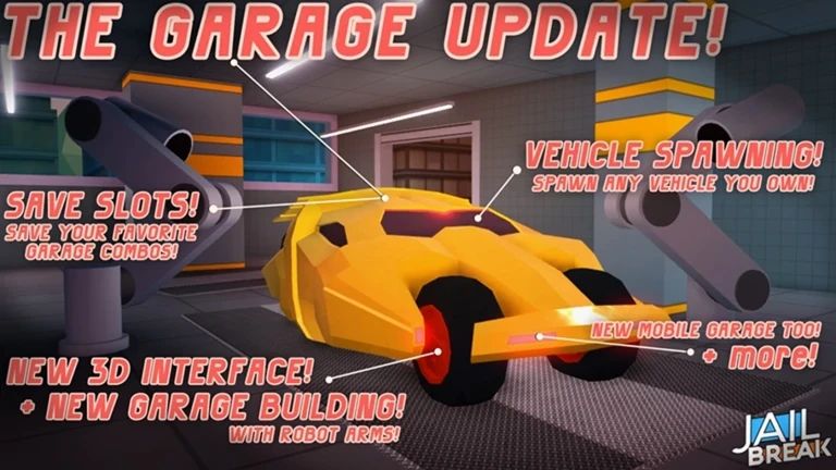 JailBreak 🔥NEW-GARAGE🔥 ekran görüntüsü
