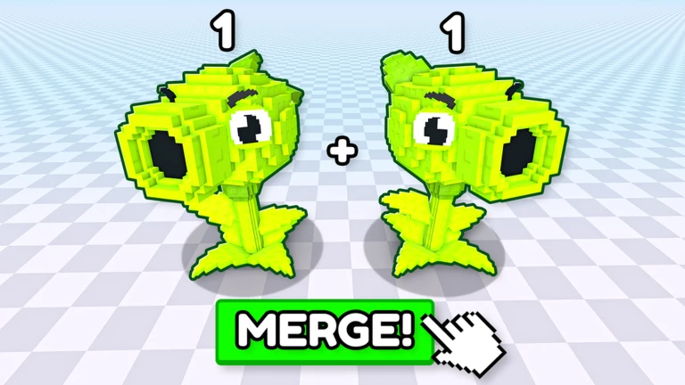 Merge Plants vs Mobs ekran görüntüsü
