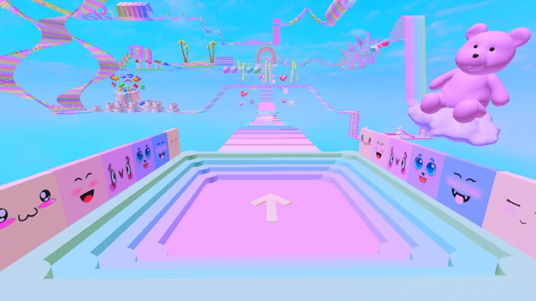 Dreamy Kawaii Obby 🧸 ekran görüntüsü