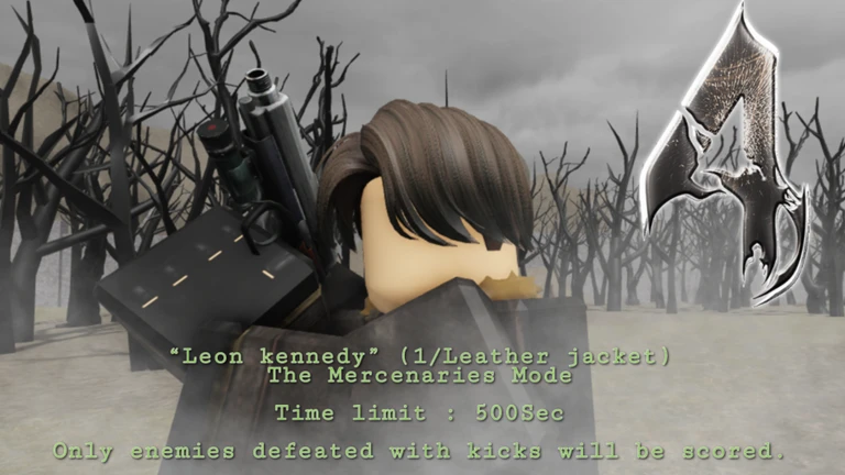 Resident Evil 4 The Mercenaries "Leon kennedy (1)" ekran görüntüsü