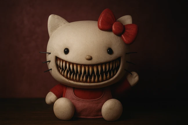 RUN FROM HELLO KITTY! (OBBY) ekran görüntüsü