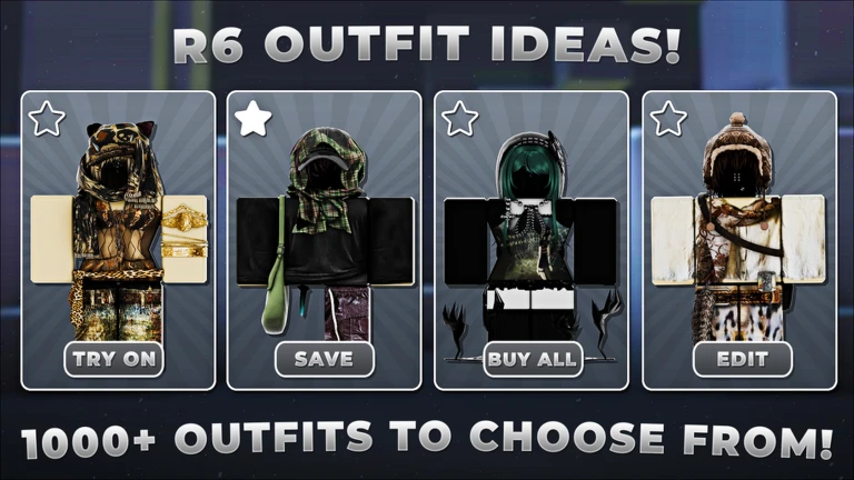 [⭐] R6 Outfits Ideas ekran görüntüsü