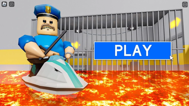 LAVA POLICE PRISON RUN! (Obby) ekran görüntüsü