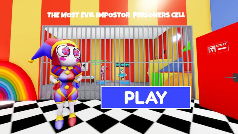[EP 2🍬] POMNI PRISON RUN! (OBBY)🎪 ekran görüntüsü