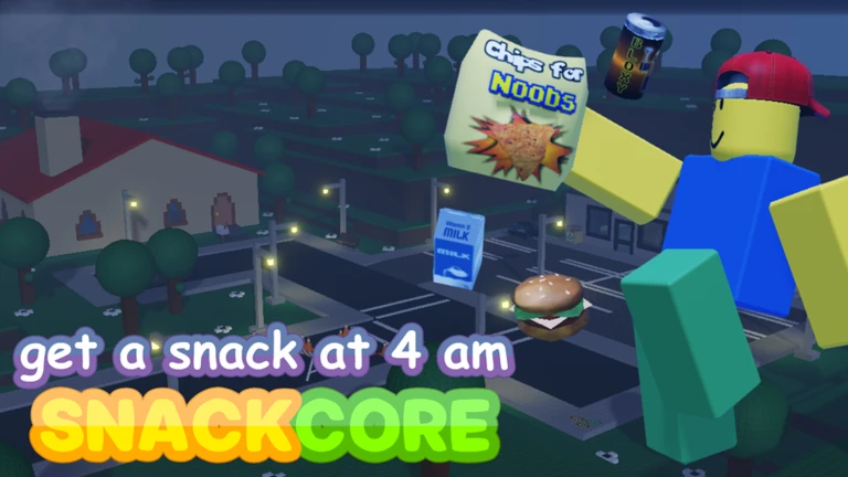 get a snack at 4 am: SNACKCORE ekran görüntüsü