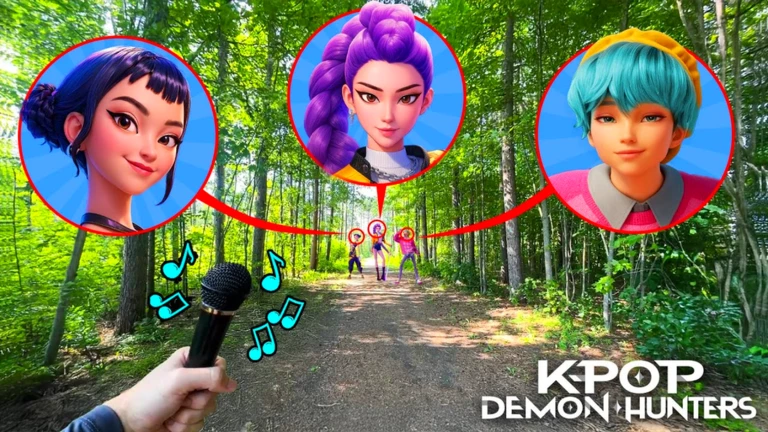 Jump To Meet KPop Demon Hunters 🎤 ekran görüntüsü
