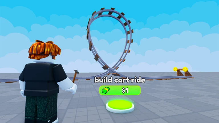 Build a Cart Ride Tycoon 🎢 ekran görüntüsü