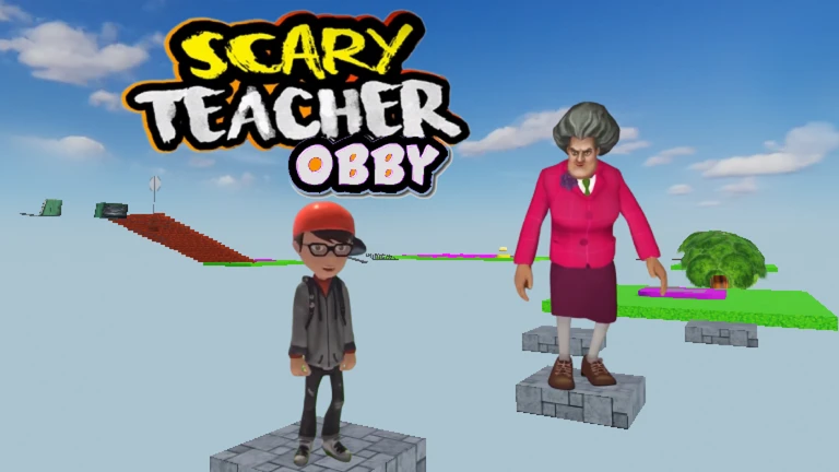 Scary Teacher Obby ekran görüntüsü