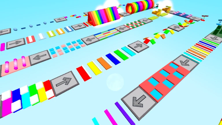 Mega Rainbow Obby ⭐ ekran görüntüsü