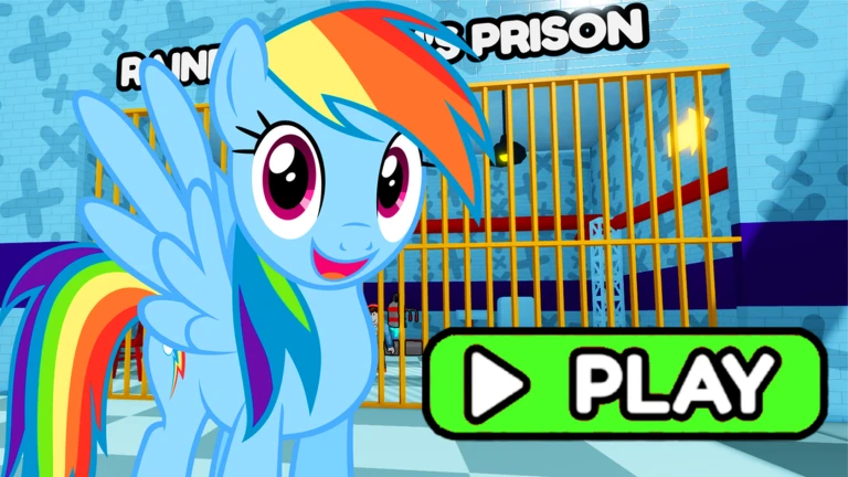 RAINBOW DASH'S PRISON RUN OBBY ekran görüntüsü