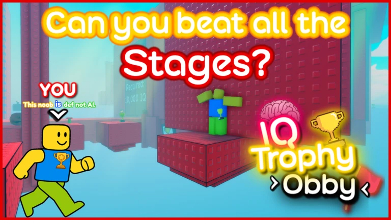 IQ Trophy Obby ekran görüntüsü