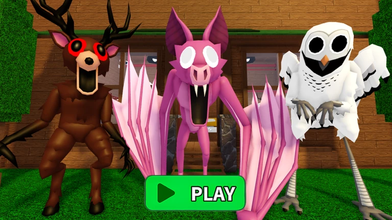 🦌🦇🦉99 NIGHTS IN FOREST PRISON RUN! ekran görüntüsü