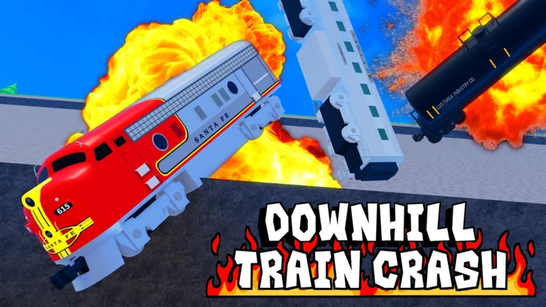 Downhill Train Crash [🚅] BrentAnimate's Railway ekran görüntüsü