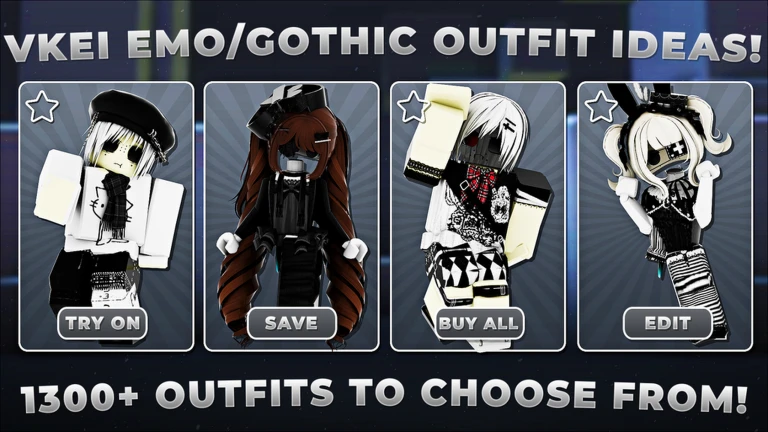 [🖤VKEI] 1300+ Emo/Gothic Avatar Outfits Ideas💡 ekran görüntüsü