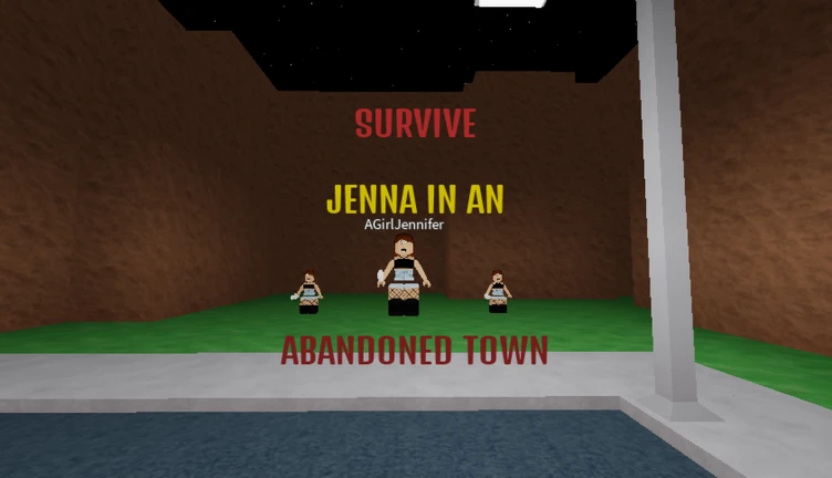 SURVIVE JENNA IN AN ABANDONED TOWN! 🔪 ekran görüntüsü