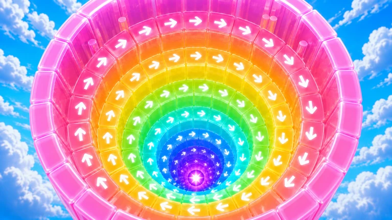 [🌈] Rainbow ASMR Conveyor Tower ekran görüntüsü