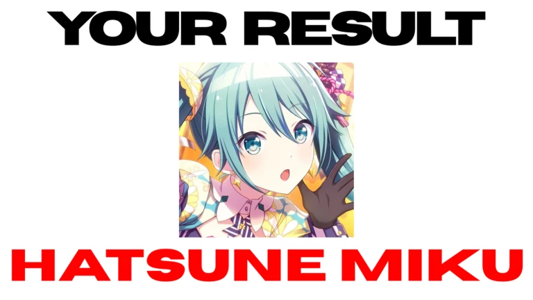 Which Vocaloid Character are you? ekran görüntüsü