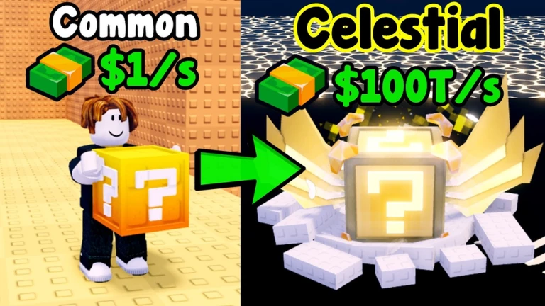 💛 Lucky Block Tycoon [MODDED] 🦵⚽ ekran görüntüsü