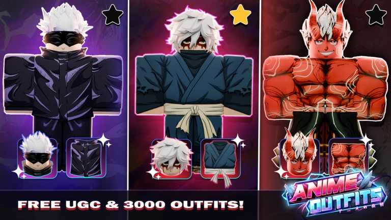 [⭐FREE UGC] Anime Outfits ekran görüntüsü