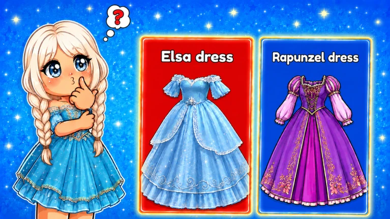 Would You Rather:Elsa Outfit Tower ekran görüntüsü
