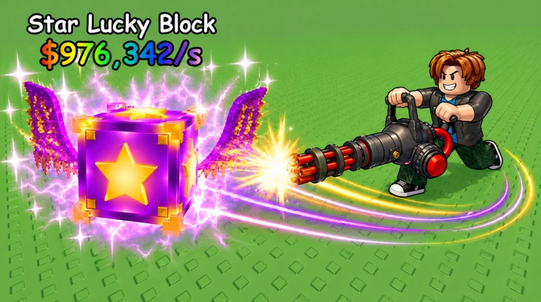 Shoot Lucky Blocks ekran görüntüsü