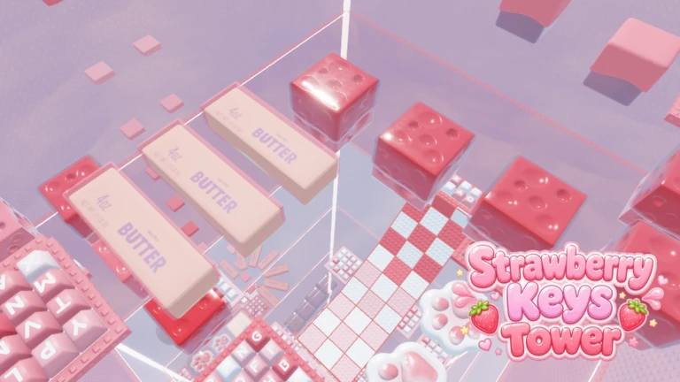 Strawberry Keys Slap Tower! 🍓 ekran görüntüsü