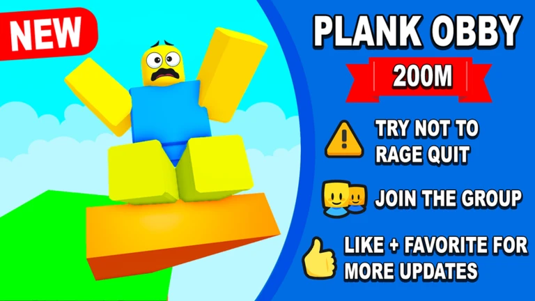 [200M] Plank Obby ekran görüntüsü