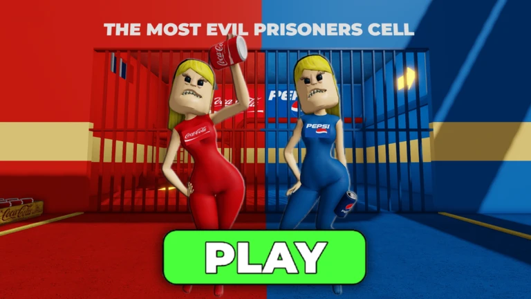 COCA-COLA VS PEPSI WOMAN PRISON RUN! (Obby) ekran görüntüsü