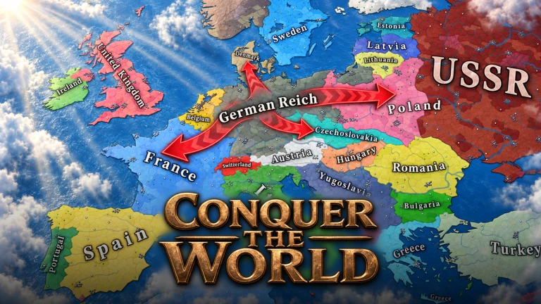 Conquer The World WW2 [🌍] ekran görüntüsü