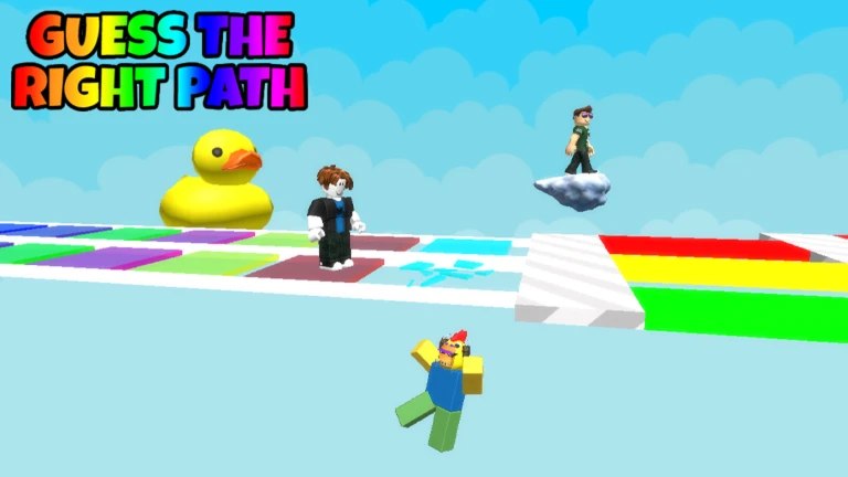 Guess The Right Path Obby ekran görüntüsü