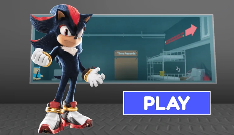 🚨SHADOW THE HEDGEHOG PRISON RUN! (OBBY)💥 ekran görüntüsü