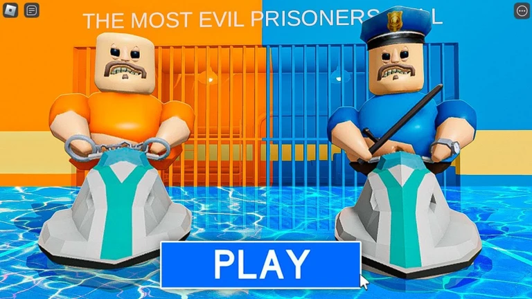 WATER PRISONER VS COP PRISON RUN! (Obby) ekran görüntüsü