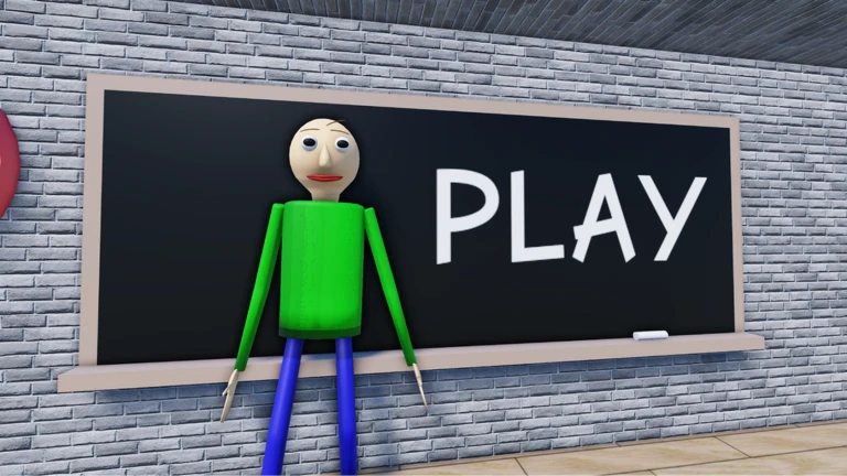 RUN FROM BALDI! (SCARY OBBY) ekran görüntüsü