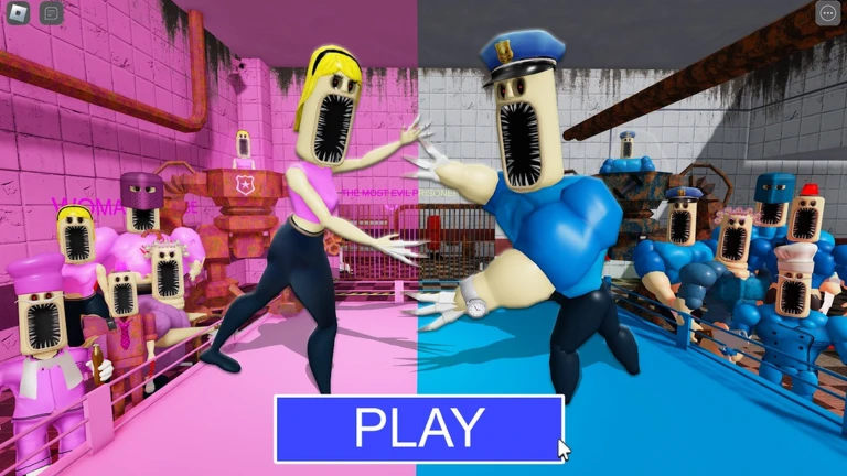 EXE WOMAN VS POLICE PRISON RUN! (Obby) ekran görüntüsü