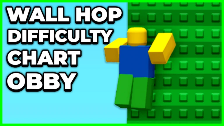 Wall Hop Difficulty Chart Obby ekran görüntüsü
