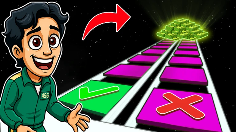 Squid Game Glass Bridge! ekran görüntüsü