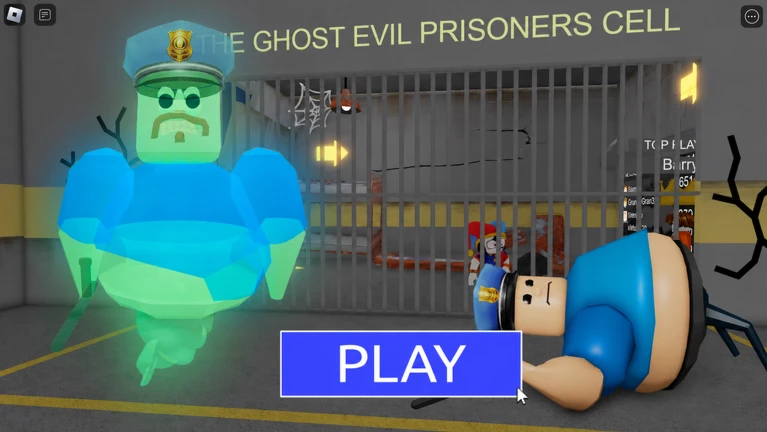 GHOST POLICE PRISON RUN! (Obby) ekran görüntüsü