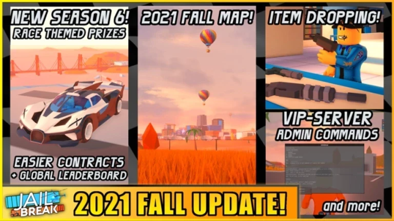 JailBreak 2021 🍂Season 6 ⛱Fall🌞 ekran görüntüsü