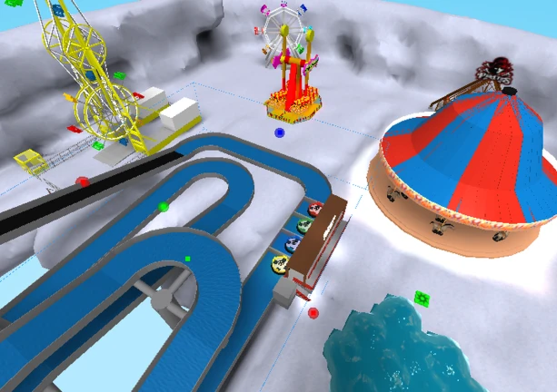 Fun Rides At SnowLand + Obby ekran görüntüsü