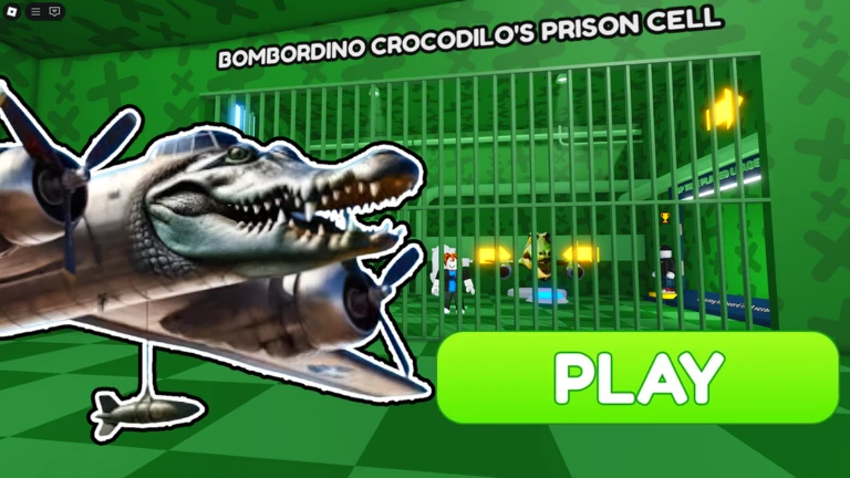 🐊 BOMBORDINO CROCODILO'S PRISON RUN! (Obby) ekran görüntüsü